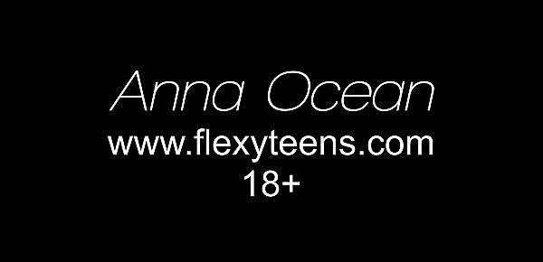  Long black haired teen Anna Ocean